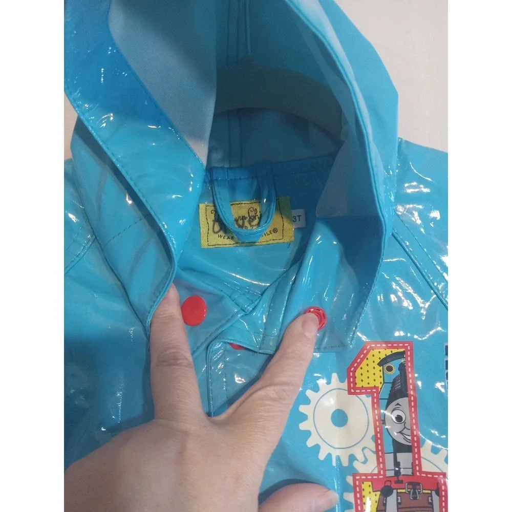 Thomas The Train Raincoat Size 3T Kids Toddler Blue Western‎ Chief Read